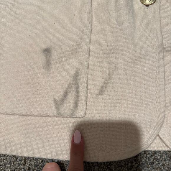 J.CREW Women's Giselle Sweater-Blazer Size S In Bleached Sand - Picture 5 of 14